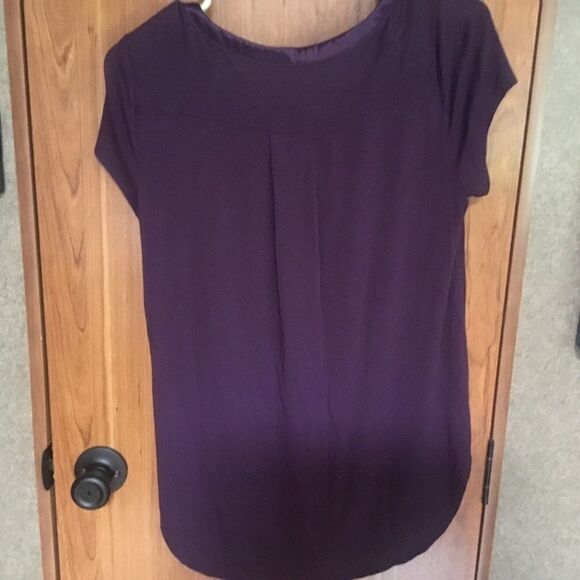NWOT. Alfani Brand Eggplant Women’s S Blouse - Picture 6 of 9